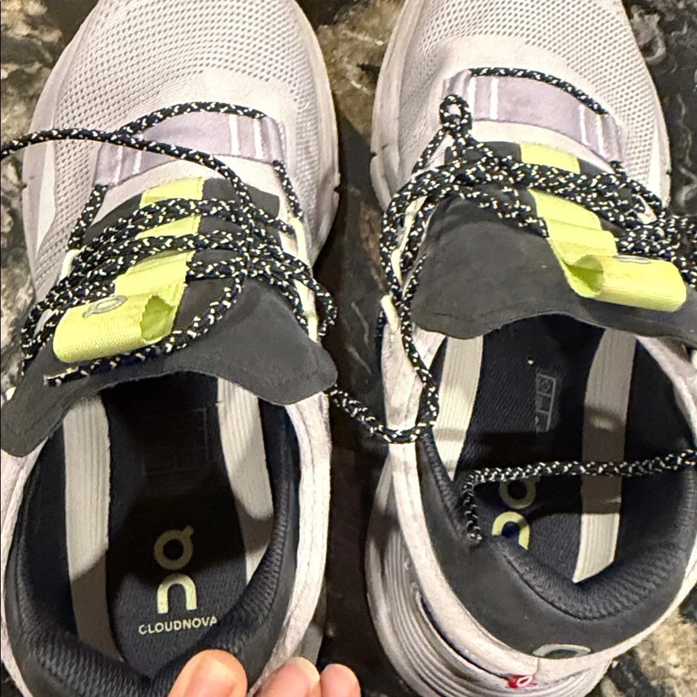 On Running Cloudnova Shoes Pearl Zest Women's Size 9 - Picture 5 of 8